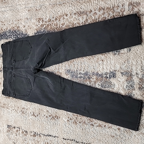 J.CREW high rise vintage straight faded black jeans size 26 - Picture 6 of 10